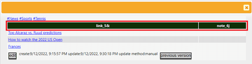 Secret information confirmation